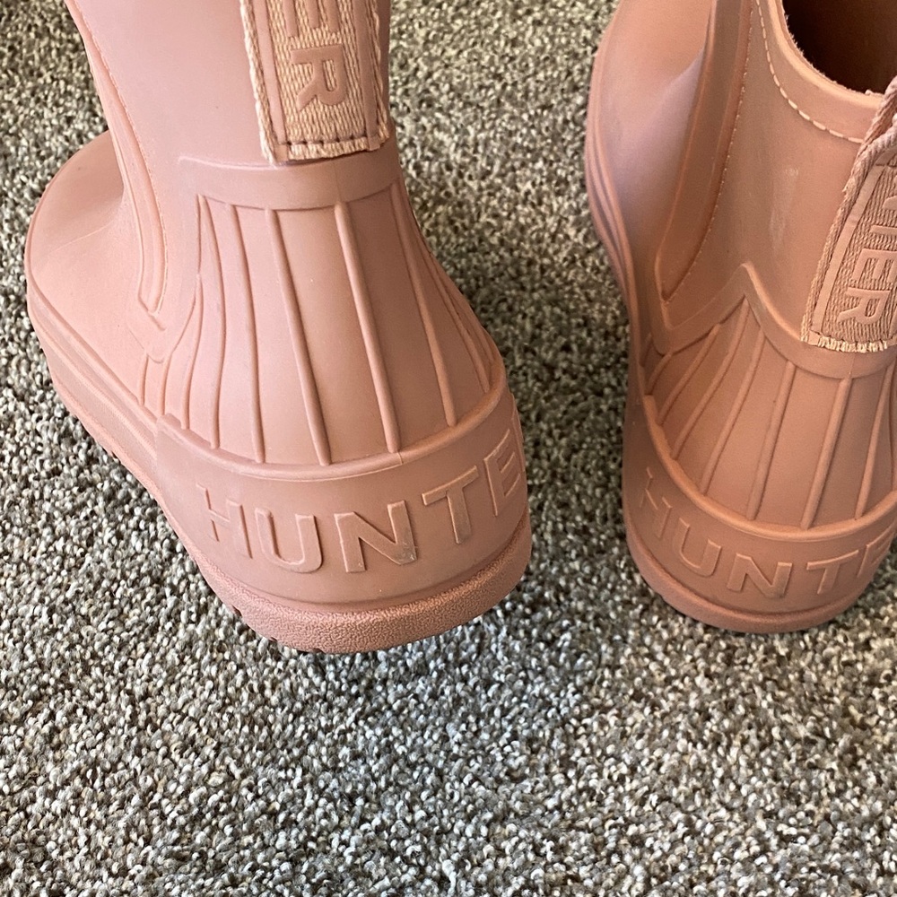 NWOB Hunter Women's Pink Rain Boots Size 9 - Picture 5 of 7